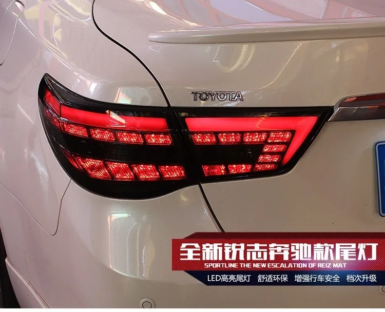 Автомобильный Стайлинг, задний фонарь для Toyota Reiz Mark X, светодиодный фонарь 2010 2011, 2012, светодиодный задний фонарь, DRL+ тормоз+ Парк+ сигнал