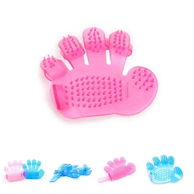 Горячая продажа ПЭТ пальмового типа 5 пальцевая щетка сплошной цвет Силиконовая