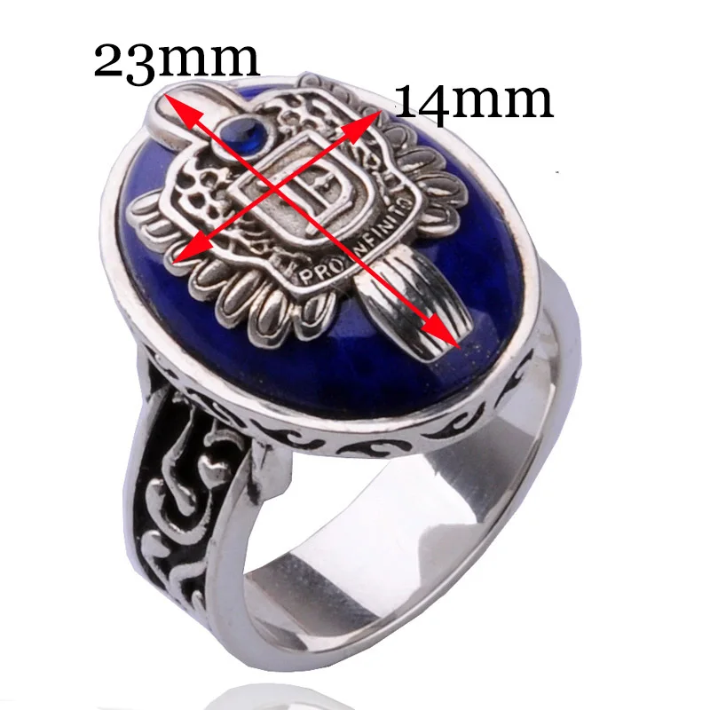 Кольца дневников вампира кольцо Дамона и Стефана с лазуритом из камня Сальватора