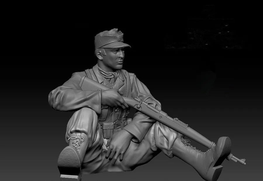 1/35 каучуковая фигурка модель комплект Unassambled Неокрашенная 00238|Наборы для сборки
