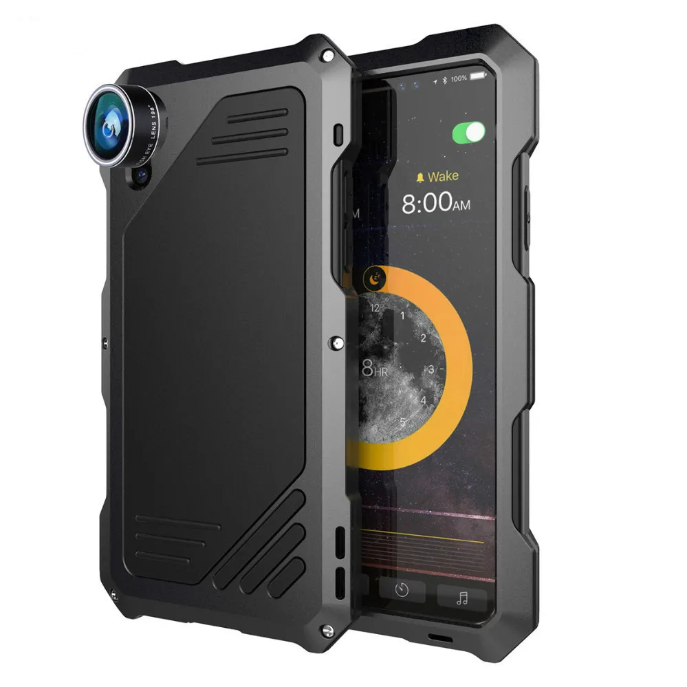 Extpower For IPhone 6 6s 7 8 Lens Kit Case Fisheye Shockproof Metal Bumper Cover iPhone Plus Accessories |