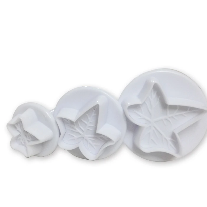 

Free Shiping Baking Cookies Fondant Cutter Set Maple Leaf Flower Cutter Molds Fondant Cake Cookies Decorating Plunger Mould Tool