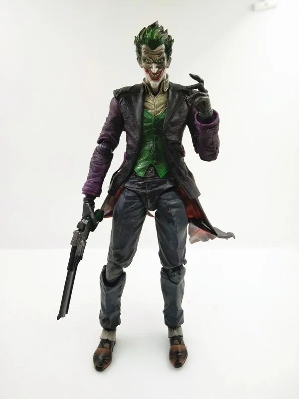 PLAY ARTS 25 см джокер в Бэтмене: рыцарь Аркхема фигурка модель игрушки