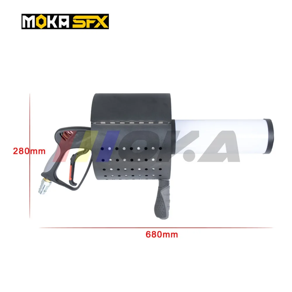 LED CO2 Confetti Blaster Manual Shooter Machine Spray Colorful Paper Cannon | Освещение