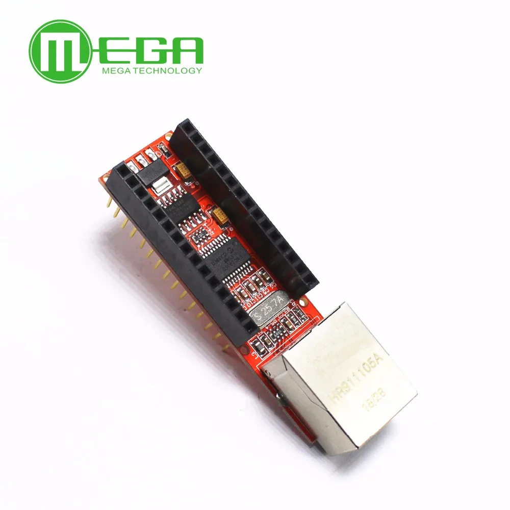Nano V3 Ethernet щит ENC28J60 микрочип HR911105A веб сервер Модуль платы для Arduino 3 0|Интегральные
