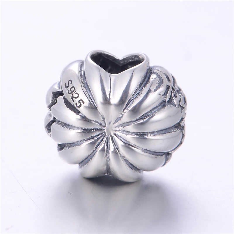 Joyas De Plata 925 бусины в виде тыквы Европейские Бусины из стерлингового серебра