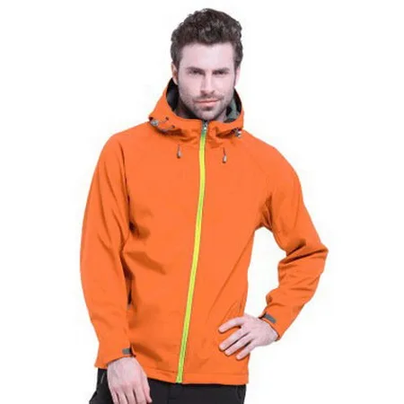 men orange LoClimb для мужчин и женщин софтшелл Водонепроницаемый Кемпинг походные куртки треккинг ветровка армии с капюшоном дождевик Лыжная спортивная куртка, AM138 - Цвет: men orange