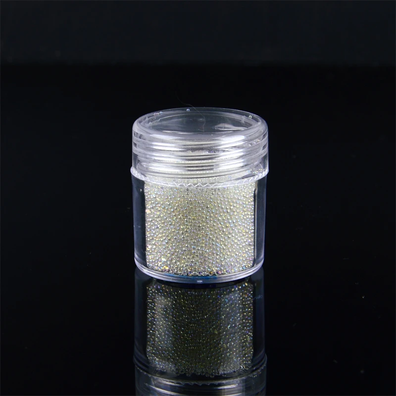 Прозрачная Икра AB 10 г искусство ногтей украшения УФ-лампы стразы советы в коробке