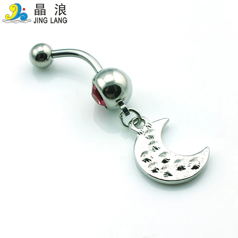 Модные кольца для пупка фотообои розовые украшения луна пупок|body piercing jewelry|piercing