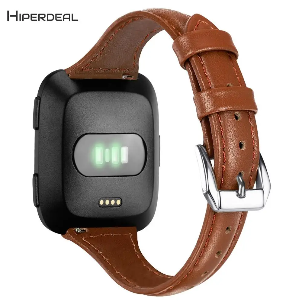 HIPERDEAL ремешки для Fitbit Versa роскошные кожаные сменные браслеты аксессуары умные