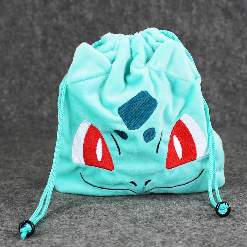 1 шт. Charmander Squirtle Bulbasaur плюшевые игрушки мешок шнурок 5 стилей на выбор 20*20 см