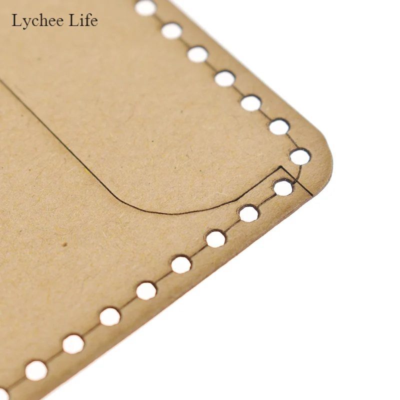 Lychee Life Glasses Case Pocket Cowhide Leather Paper Crafts Template Cutting Tools Diy Handmade Accessories | Дом и сад