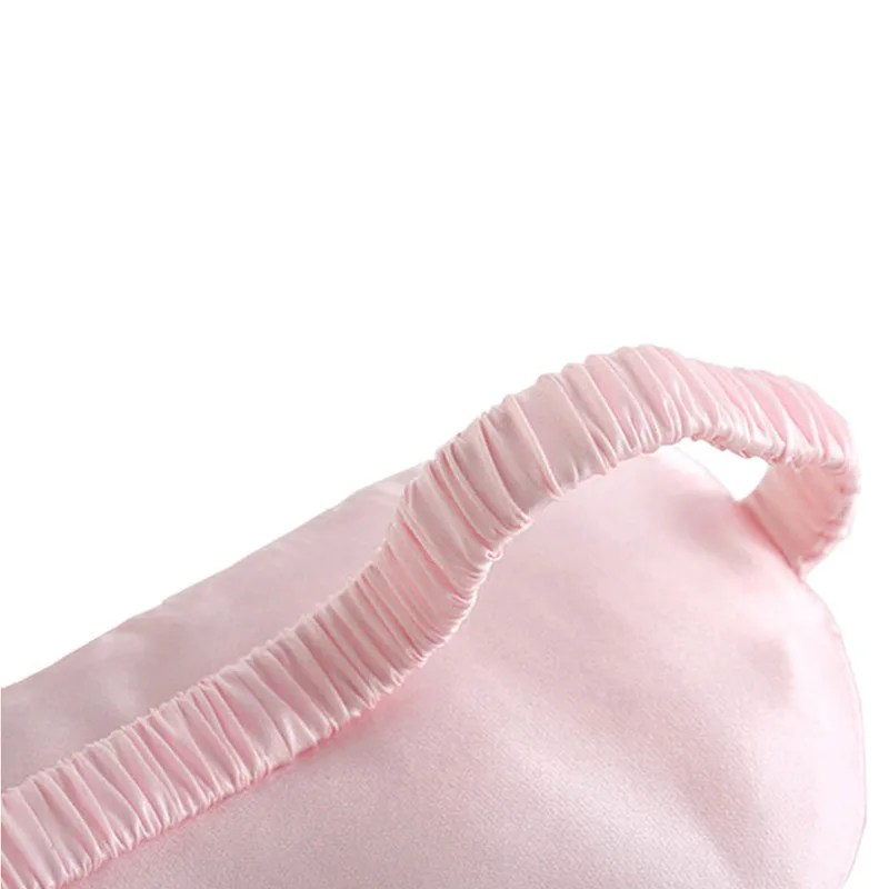 Маска для сна из 100% чистого шелка Двусторонняя Модная шелковая повязка на глаза