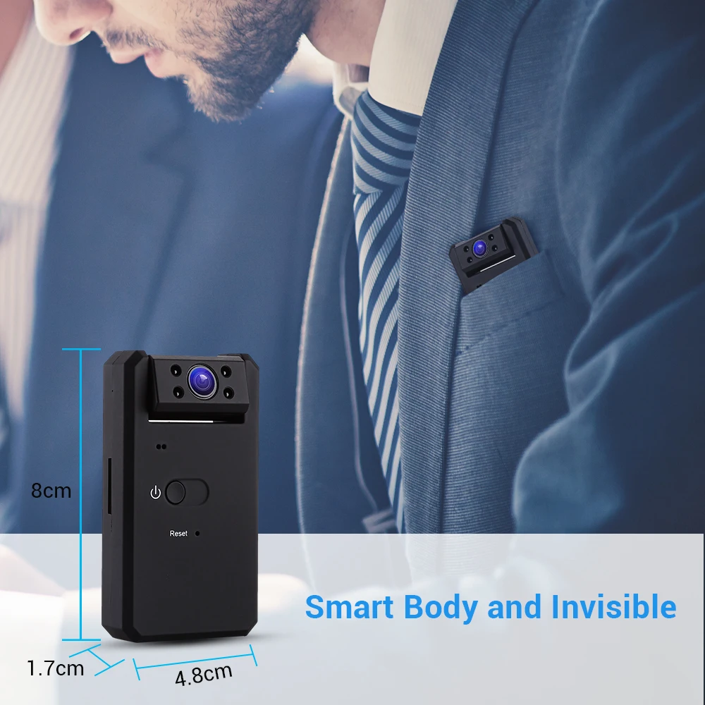 Микро-камера Mini DV Camara 1080P инфракрасная мини-видеокамера ночного видения с 180 градусов секретная камера 4k мини-камера