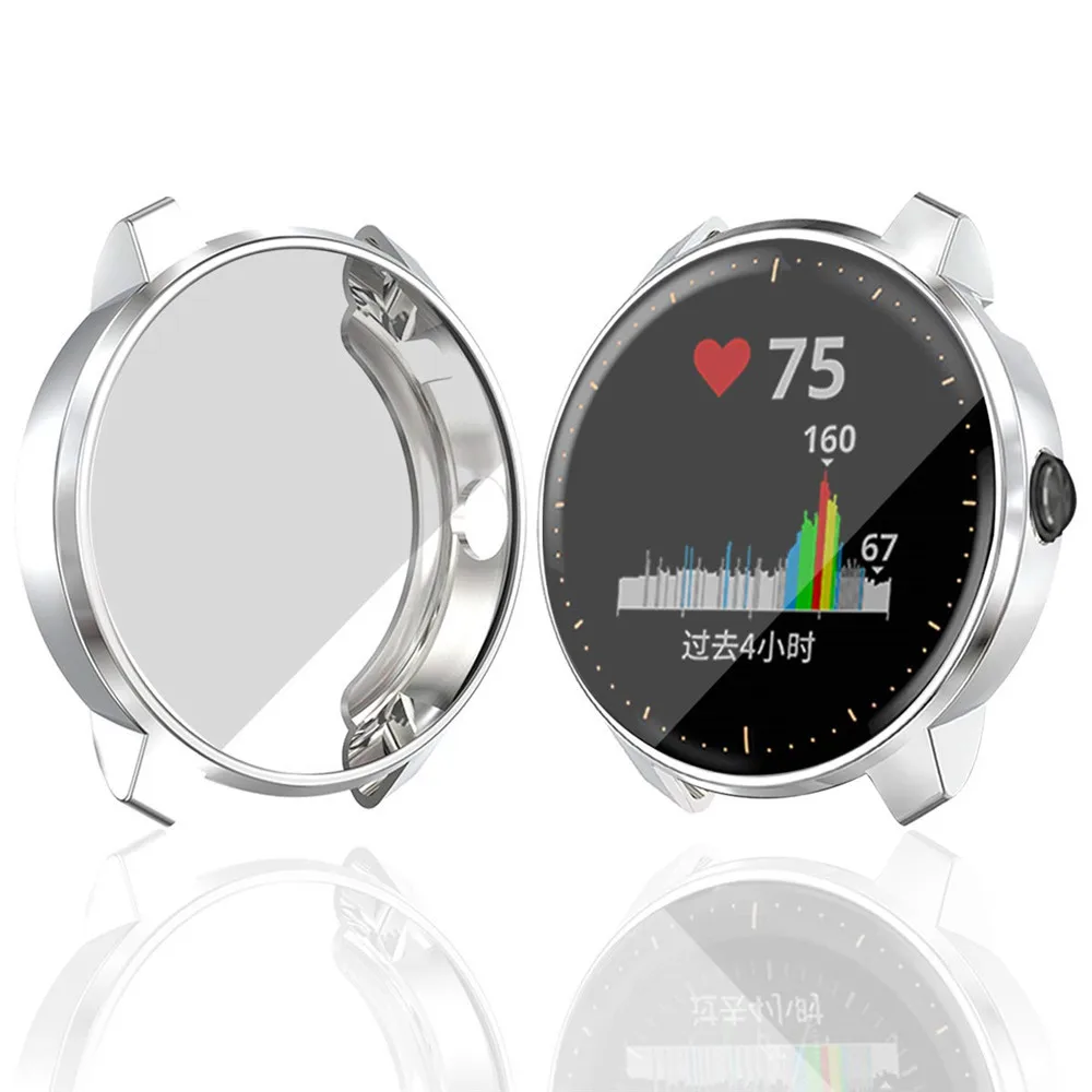 Легкий протектор экрана полное покрытие для Garmin Vivoactive 3 музыкальные часы Чехол тонкий мягкий ТПУ Защитная оболочка аксессуары для бампера