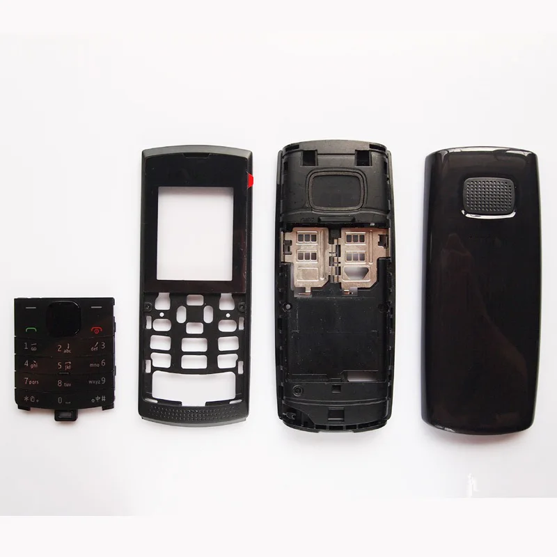 BaanSam высококачественный корпус с двумя картами средняя рамка для Nokia X1-00 X1-01 с английской клавиатурой