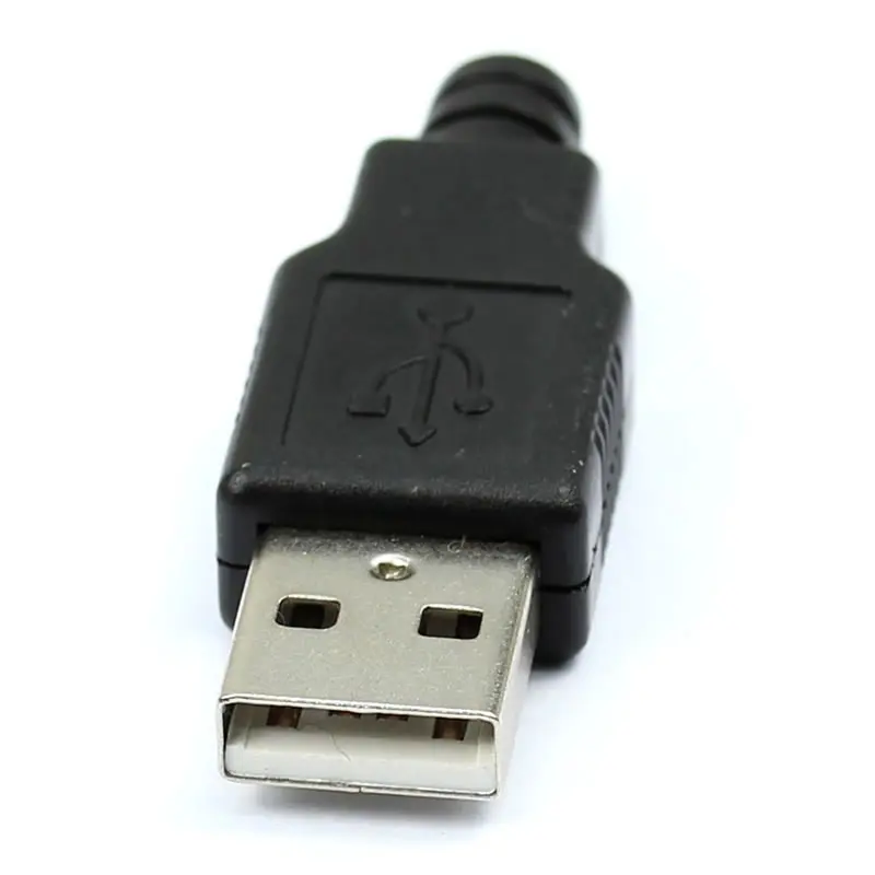 A03 IMC Лидер продаж новинка 10 шт. 4 контактный разъем USB типа A с черной пластиковой