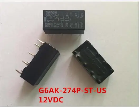 Новое реле G6AK 274P ST US 12VDC DC12V 12В DIP5 10 шт./лот|12vdc relay|relay 12vdc12v relay |