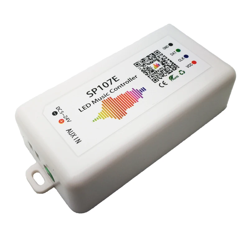 Светодиодный пиксельный контроллер с Wi Fi RGB SP107E Bluetooth музыка SPI TTL для WS2812B WS2811 SK6812