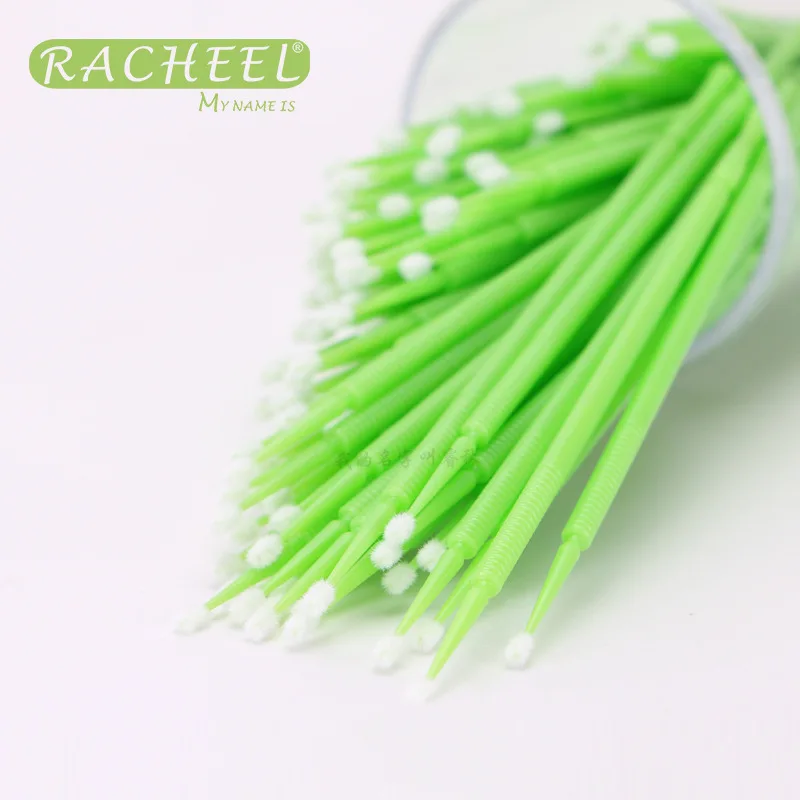 100 шт./лот одноразовые щётки для наращивания ресниц индивидуальные инструменты