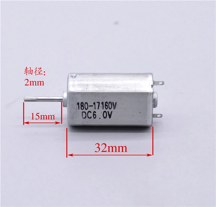 5 шт. 180 микро двигатель постоянного тока 6V8300RPM 12V16600RPM DIY бритва... | Обустройство