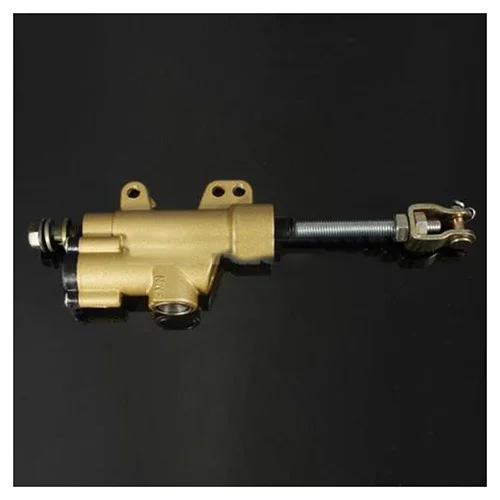 Rear Motorcycle Dirt Pit Bike ATV Hydraulic Foot Master Brake Cylinder Gold | Автомобили и мотоциклы