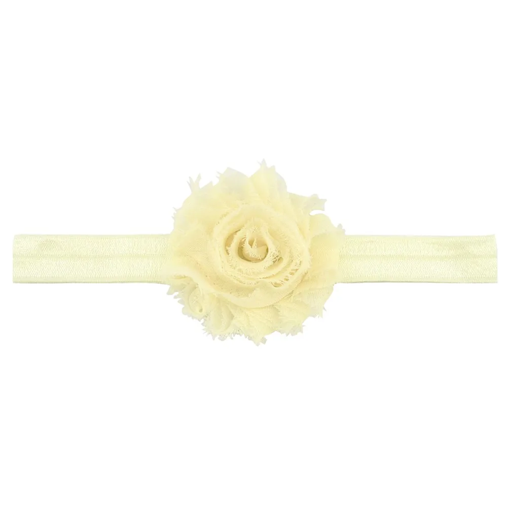 Новинка 24 шт./лот Эластичная Повязка На Голову на голову с цветами Детские