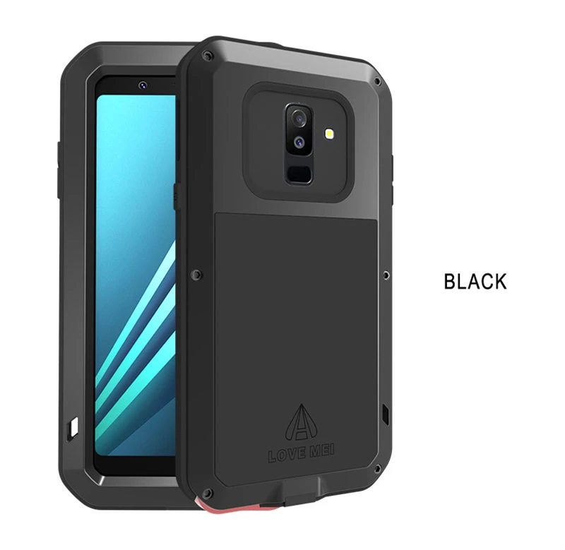 Металлический чехол для samsung Galaxy A6 чехол A8 противоударный чехол 360 полный корпус защитный чехол для samsung A6 Plus A 6