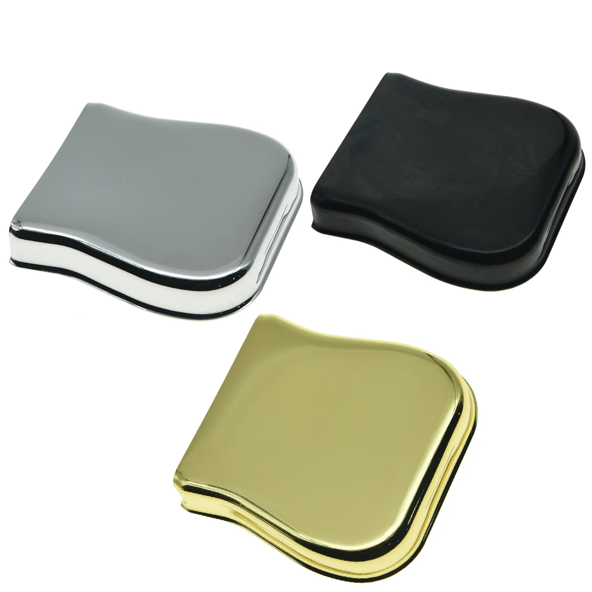 

KAISH Vintage TL Ashtray Bridge Cover for Fender or Wilkinson Bridge Chrome/Black/Gold