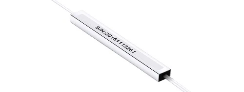 

1x4 Fiber Optic PLC Splitter 0.9mm Steel Tube SC/APC Mini Blockless SC APC Connector