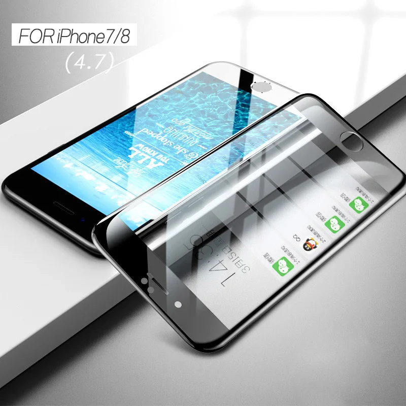 Высококлассная Защитная пленка для экрана из закаленного стекла 3D и 5D iPhone 7 (4