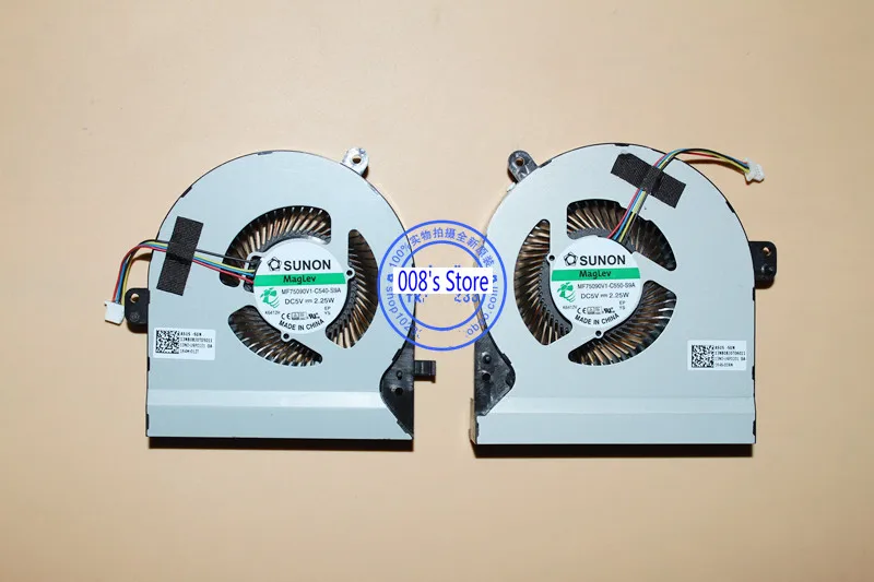 

New CPU GPU Cooler Fan For ASUS ROG Strix GL502 GL502VY GL502VS GL502V GL502VSK MF75090V1-C540-S9A /MF75090V1-C550-S9A 5V 2.25W