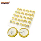 OkeyTech 1 шт. для LLAVE c E46 E39, чехол для ключей, чехол для аккумулятора, перезаряжаемая батарея для кнопки LIR 2032 3,6 V