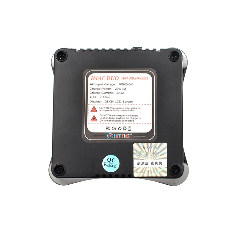 H4AC DUO 20W * 2 2A Dual Channal профессиональное мини зарядное устройство для 2-4s Lipo Зарядка
