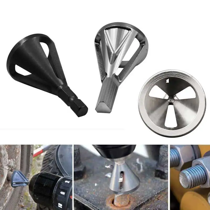 

Deburring outer chamfer grinding angle trimming Removal thorn suitable for chuck electric drill tool new chamfering tool