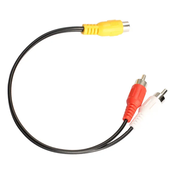Новый горячий RCA Женский разъем для 2 штекер Y сплиттер Аудио Видео AV