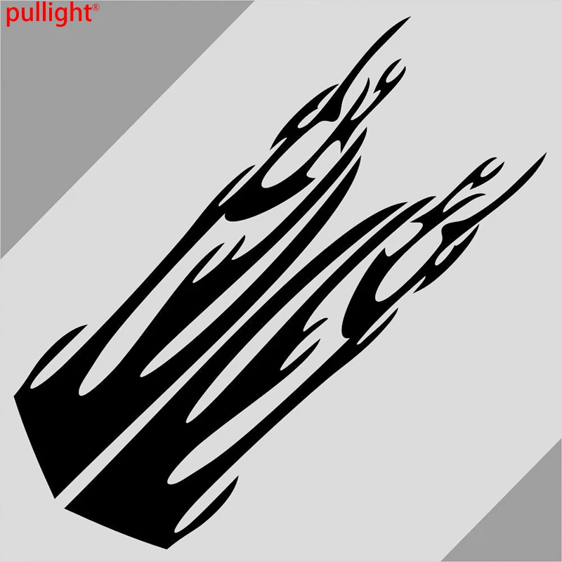 1 pair Car Racing Flames Sport Hood Decals Vinyl Decor sticker | Автомобили и мотоциклы