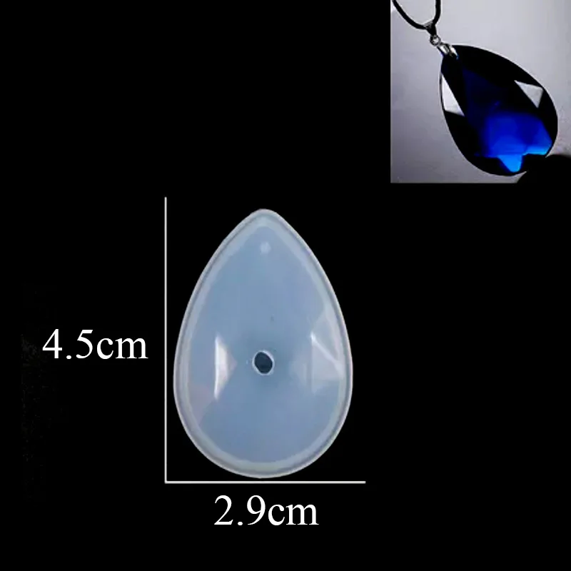 1 шт. 3D кулон DIY ожерелье ювелирные изделия формы подвески со шкалой из кристаллов Ювелирные изделия смолы формы для ювелирных изделий инструмент - Цвет: 3
