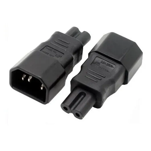 Адаптер питания переменного тока IEC C14 в C7 адаптер C14/C7 штепсельной вилки 3Pin Female В
