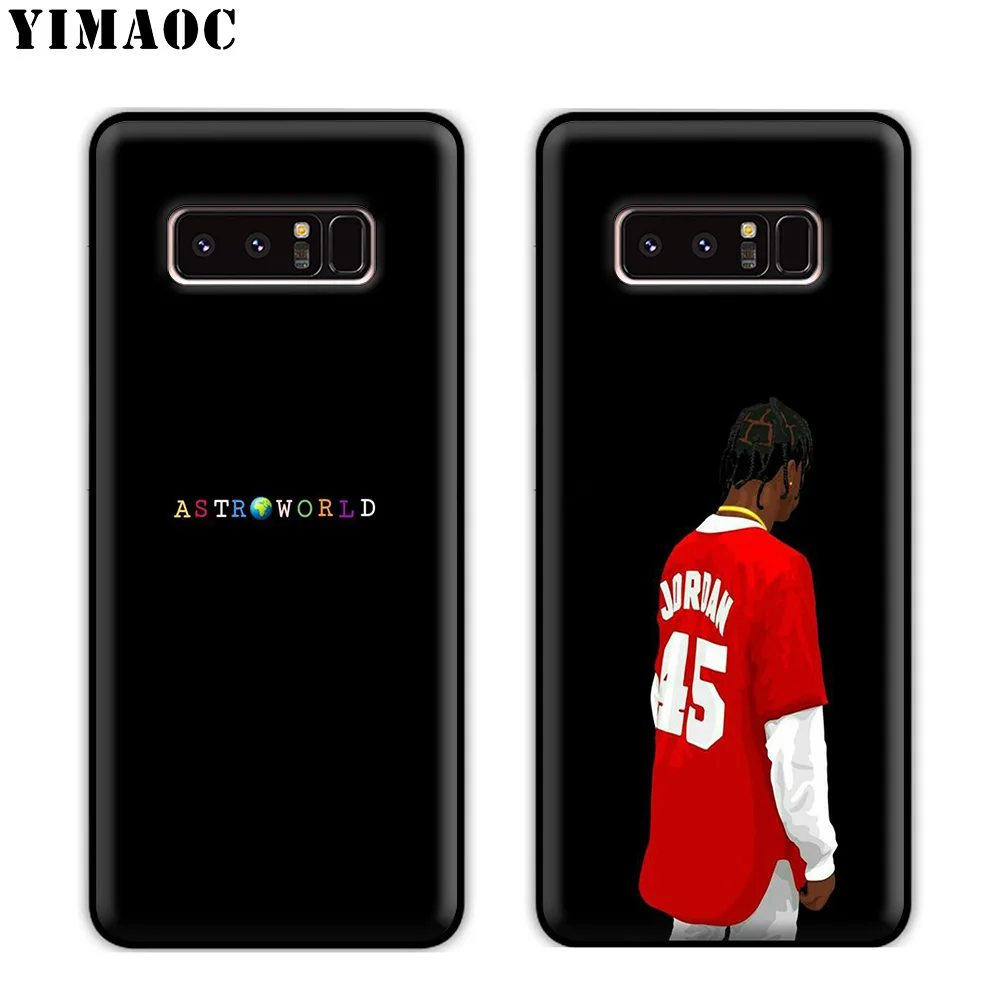 YIMAOC Travis Scott AstroWorld Soft Silicone Case for Samsung Galaxy Note 10 Plus 9 8 A9 A8 A6 2018 A5 A3 2017 2016 |