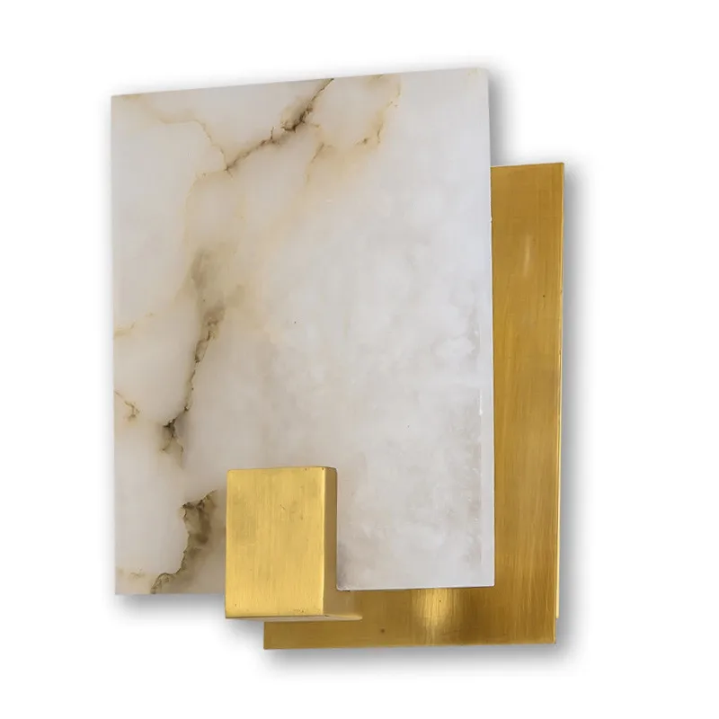 American Wall Lights Bedroom Bedside Marble Lamp Nordic Modern Luxury Hallway Toilet Sconce Home Lighting | Лампы и освещение