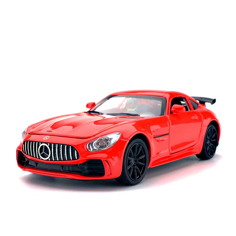 1:32 бензамид GT/SLS игрушечный автомобиль модель сплава оттяните назад детские игрушки настоящая коллекция лицензионных подарков акусто-оптический автомобиль дети
