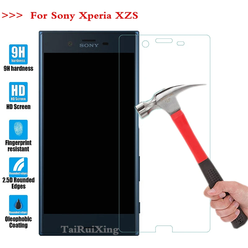 Защитная пленка для экрана 0 3 мм 9H 25D закаленное стекло премиум класса Sony Xperia XZs G8231