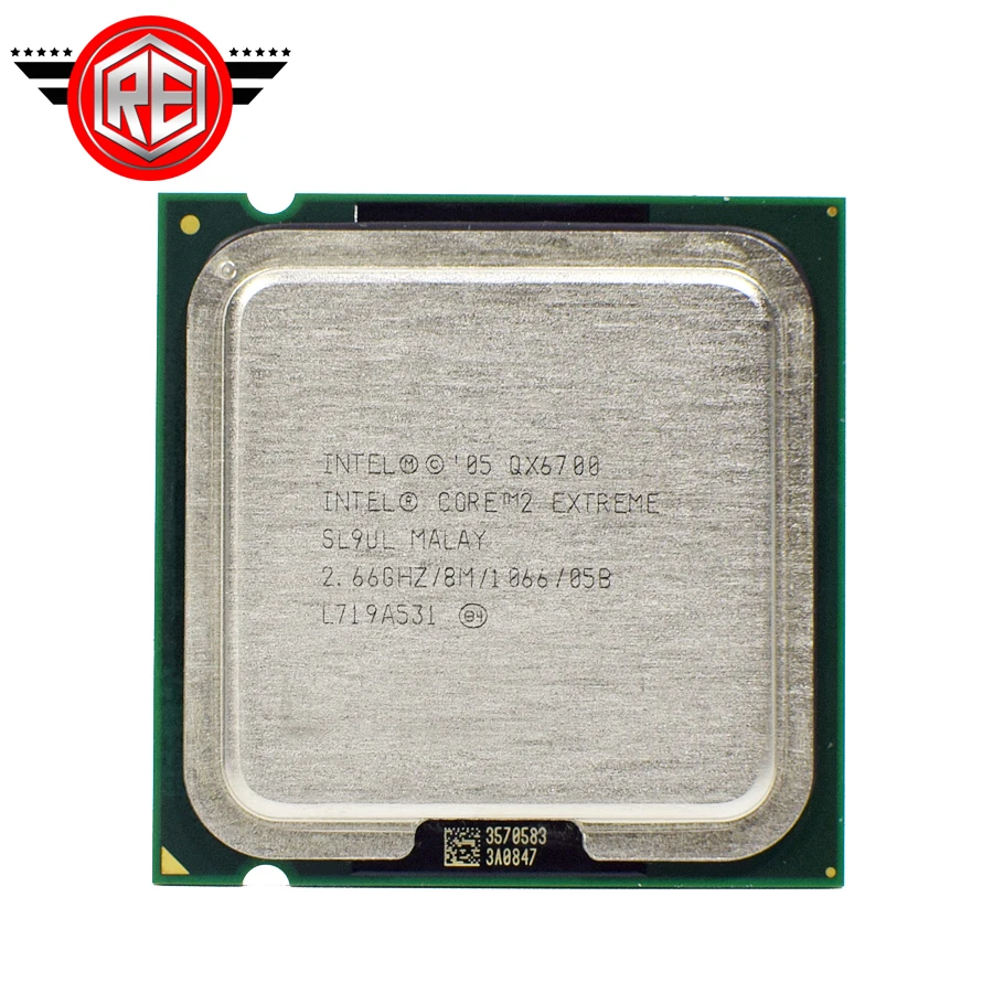 Процессор Intel Core 2 Extreme QX6700 66 ГГц 8 Мб четырехъядерный процессор FSB 1066 настольный