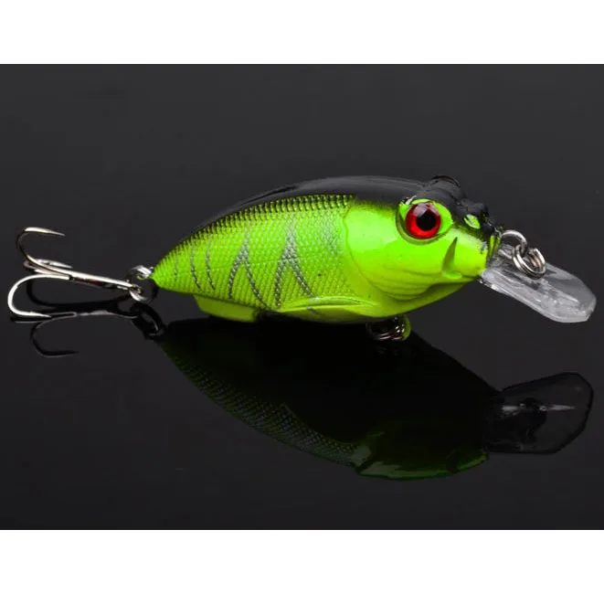 Lot /9pcs Plastic Fishing Lures Bass CrankBait Crank Bait Tackle 4.5cm/4g B1549 AMY | Спорт и развлечения