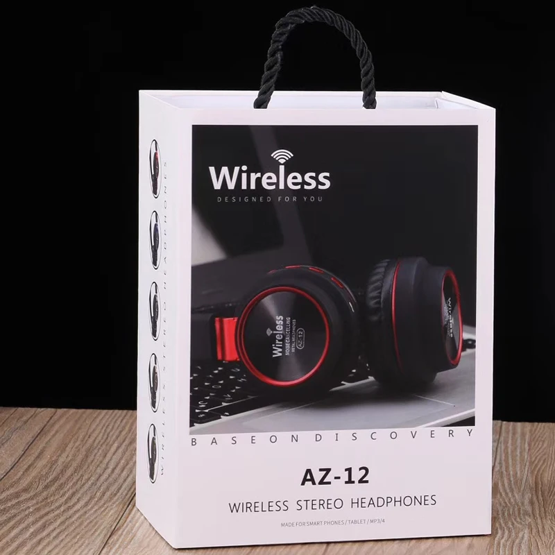 WKY Official Headphones Bluetooth 4.2 High Quality HD Stereo Wireless Active Noise Cancelling Headset Support TF Card with Mic |
