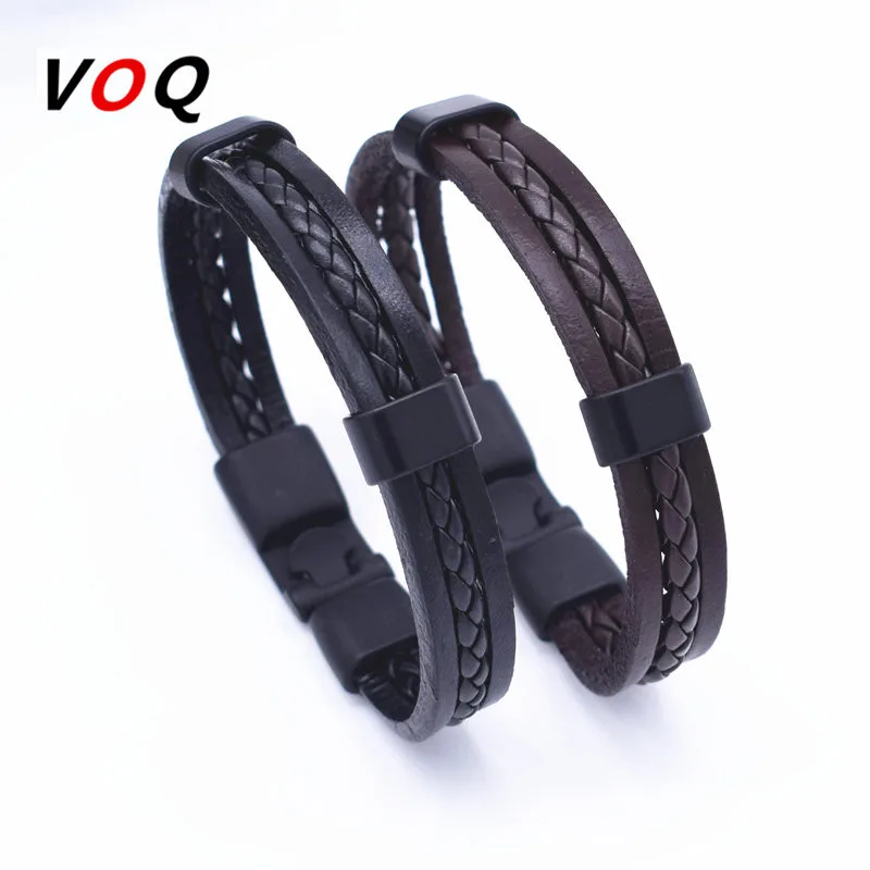 Новый дизайн 2017 индивидуальный плетеный шнур и браслет из натуральной кожи