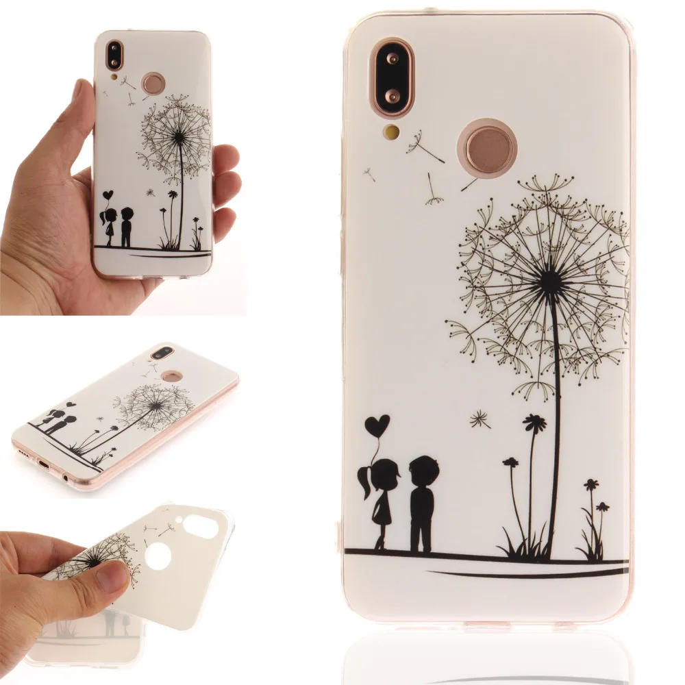 Huawei P20 Lite Case Nova 3e Cover TPU Soft Silicon Fundas Phone Back Shell Coque Etui Hoesje |