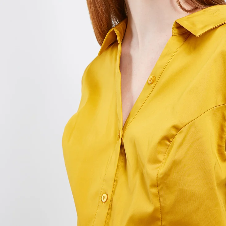Vero Moda платье-рубашка с v-образным вырезом и рукавами три четверти | 31837C519