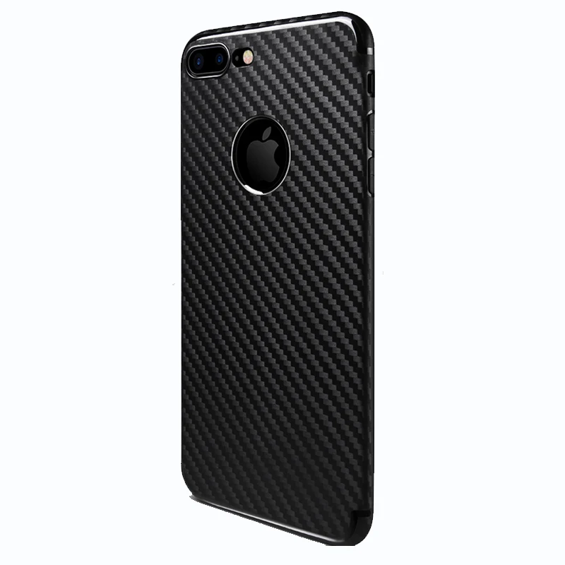 Чехол из углеродного волокна для iphone 7 8 plus тонкий роскошный чехол 6S 6 силиконовый